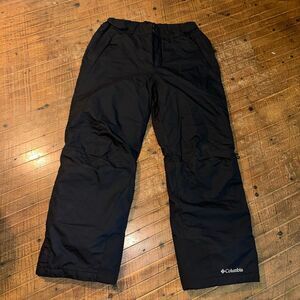 Columbia L Omni tech black snow ski gorpcore insulated pants
